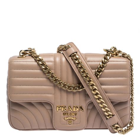 prada diagramme small quilted leather shoulder bag|prada leather shoulder bag beige.